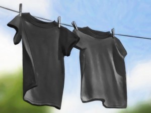 Zwarte kleding wassen